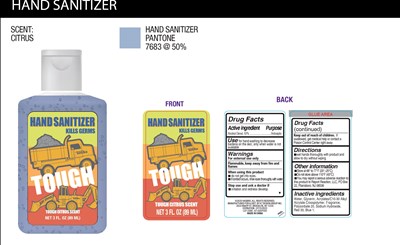 Label (Tonka(tnk 200)hand Sanitizer Label Artwork)